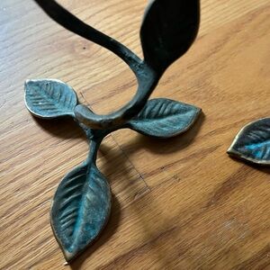 Brass verdigis metal pair